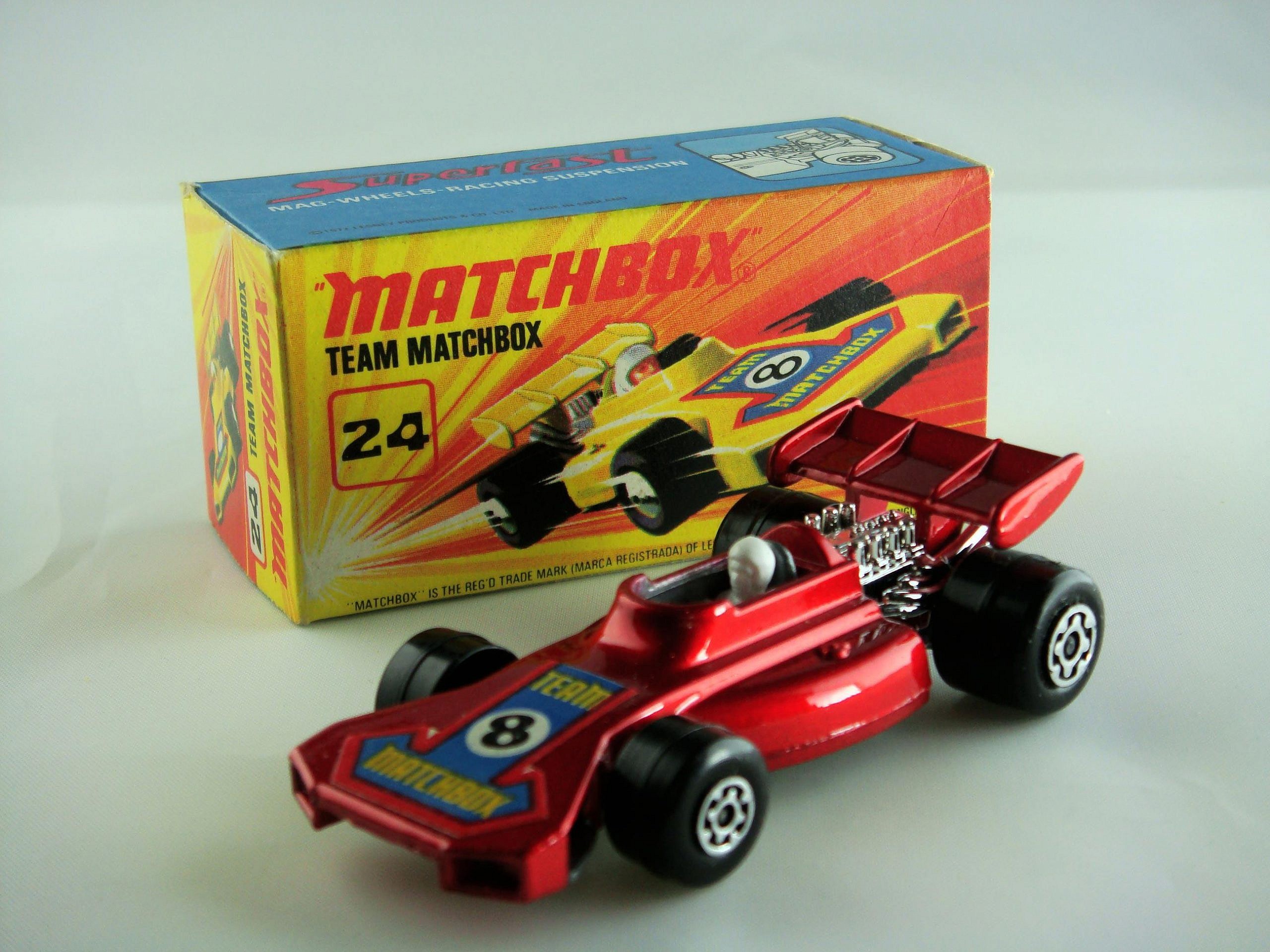 Matchbox Superfast No.24B Team Matchbox 1-75 Series Superfast issues We sell and buy quality collectible toys from the 50's, 60's, 70's and 80's