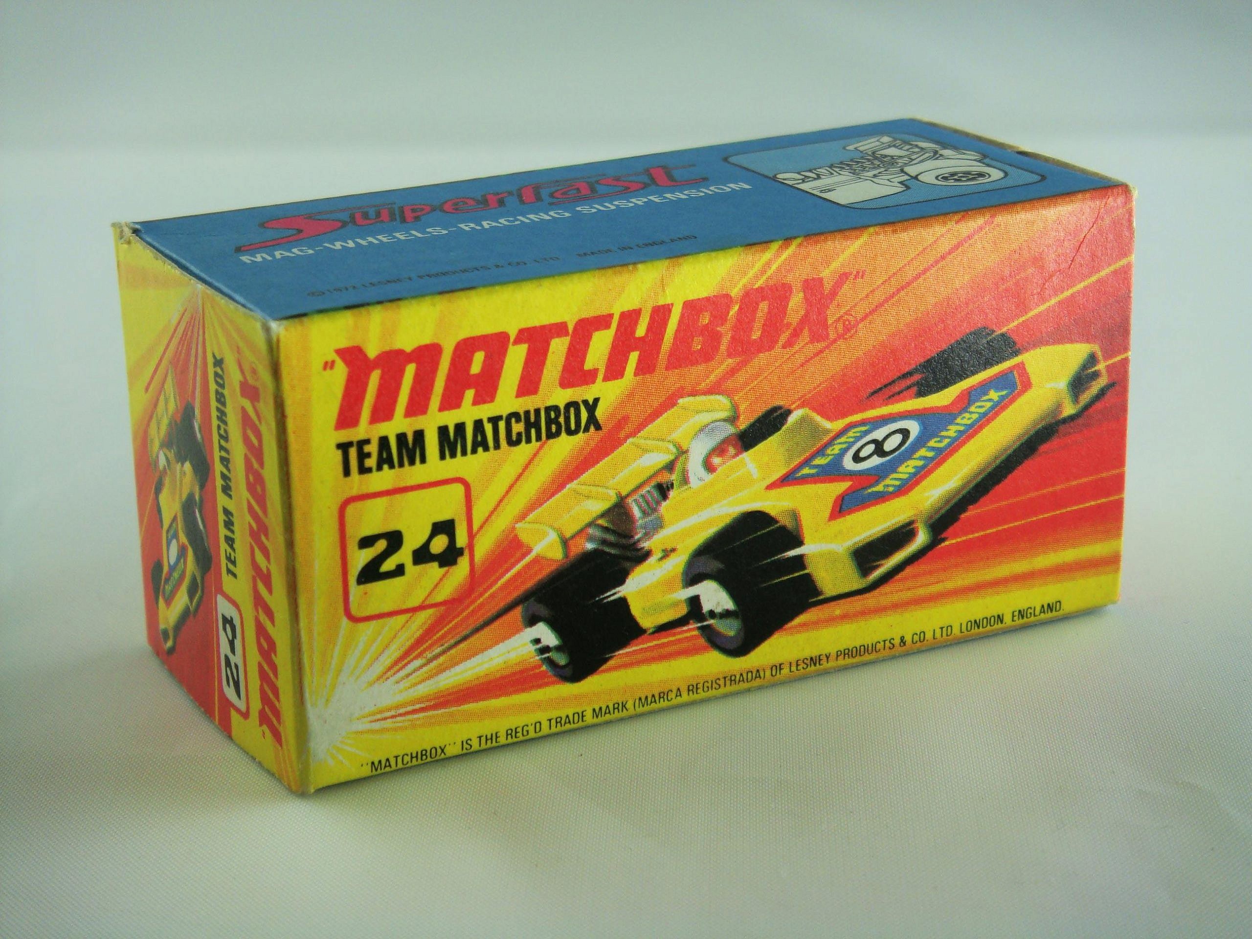 Matchbox Superfast No.24B Team Matchbox 1-75 Series Superfast issues We sell and buy quality collectible toys from the 50's, 60's, 70's and 80's