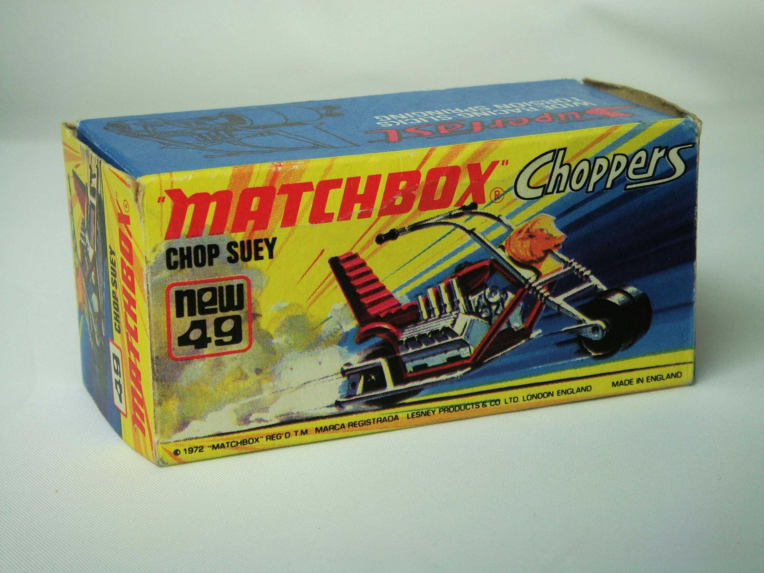 Matchbox Superfast No.49B Chop Suey 1-75 Series Superfast issues We sell and buy quality collectible toys from the 50's, 60's, 70's and 80's