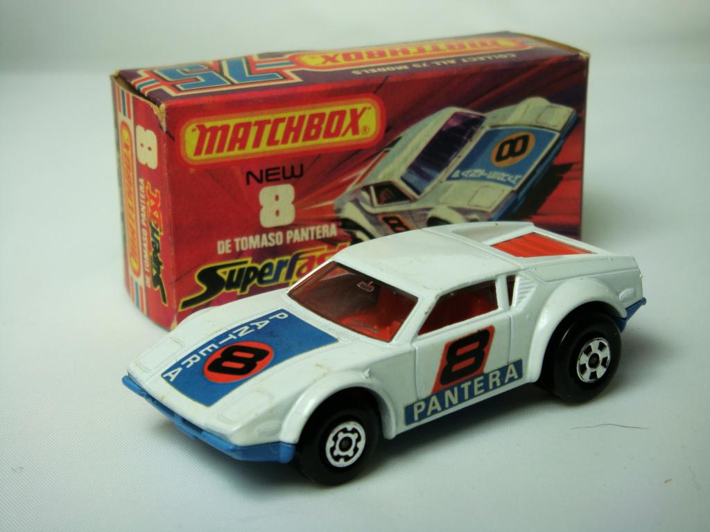 Matchbox Superfast No.8C De Tomaso Pantera 1-75 Series Superfast issues We sell and buy quality collectible toys from the 50's, 60's, 70's and 80's