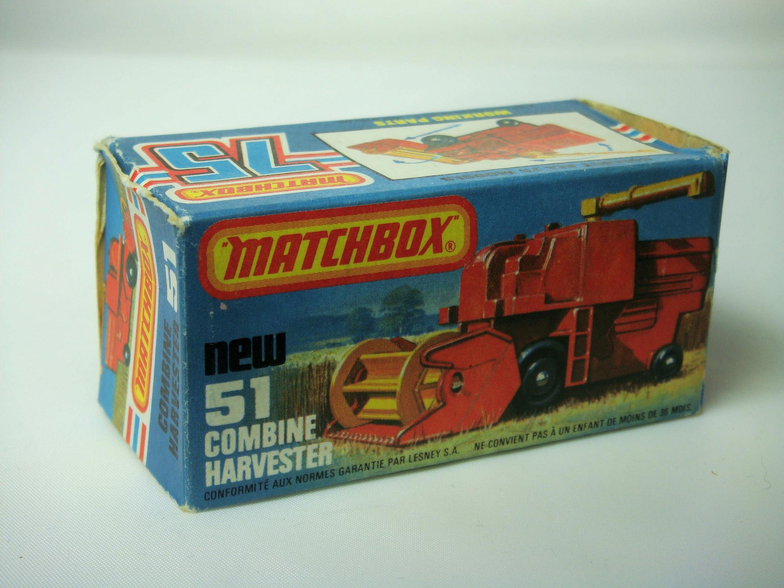 Matchbox Superfast No.51e Combine Harvester 1-75 Series Superfast issues We sell and buy quality collectible toys from the 50's, 60's, 70's and 80's