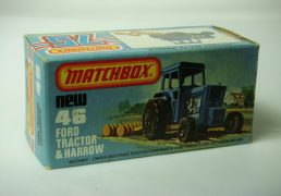 Matchbox Superfast No.46C Ford Tractor and Harrow 1-75 Series Superfast issues We sell and buy quality collectible toys from the 50's, 60's, 70's and 80's