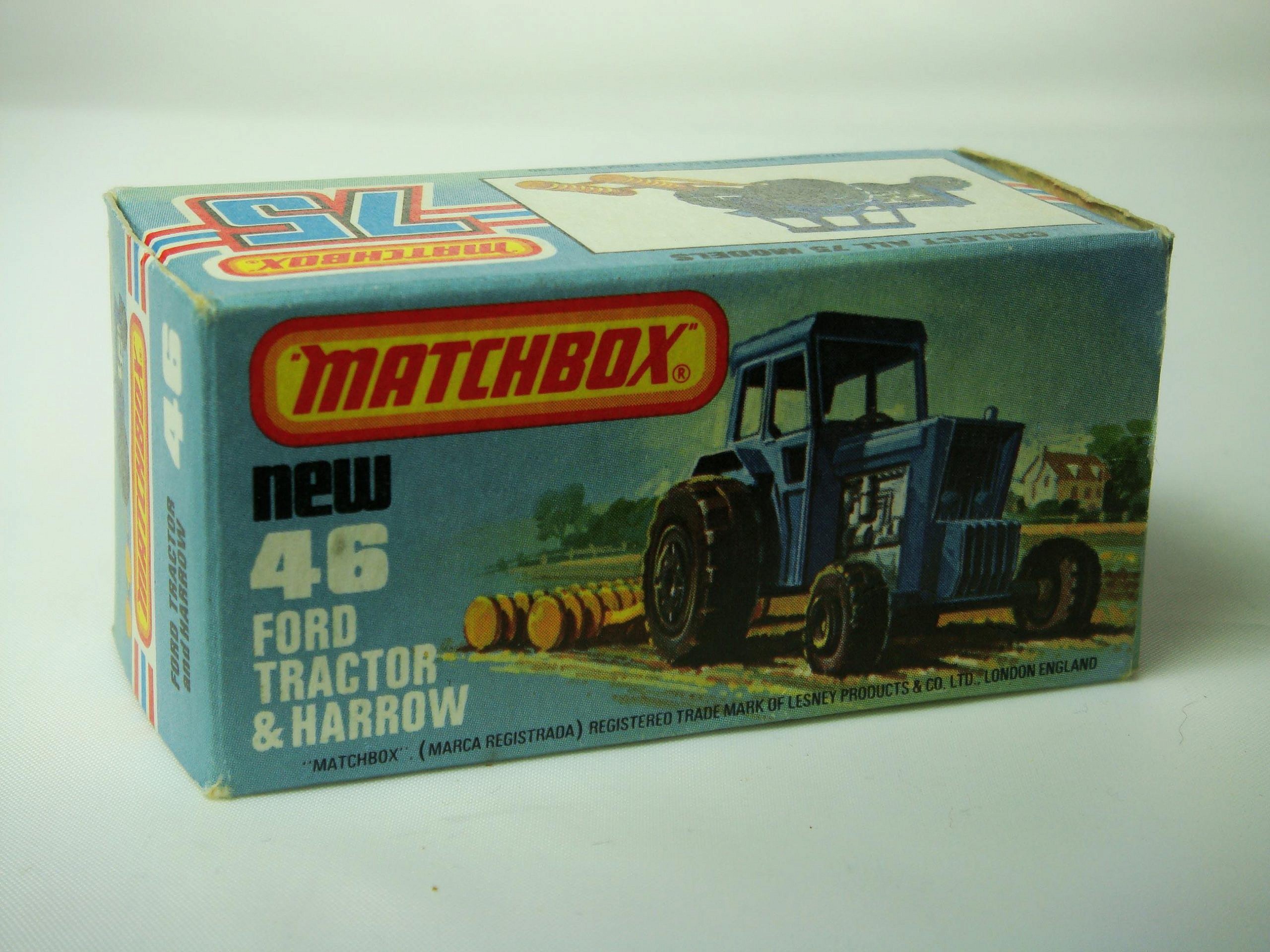 Matchbox Superfast No.46C Ford Tractor and Harrow 1-75 Series Superfast issues We sell and buy quality collectible toys from the 50's, 60's, 70's and 80's