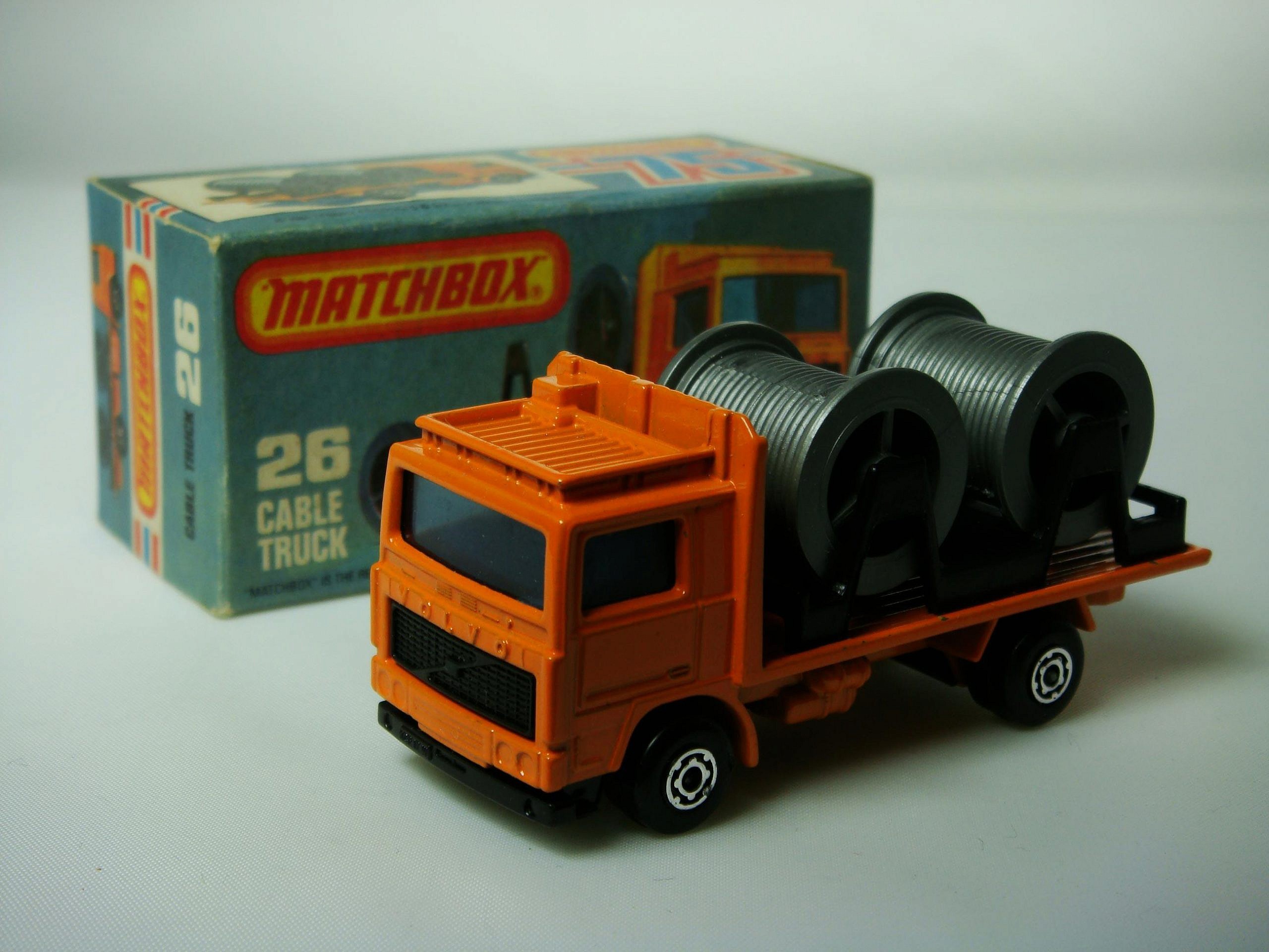 Matchbox Superfast No.26E Volvo Cable Truck