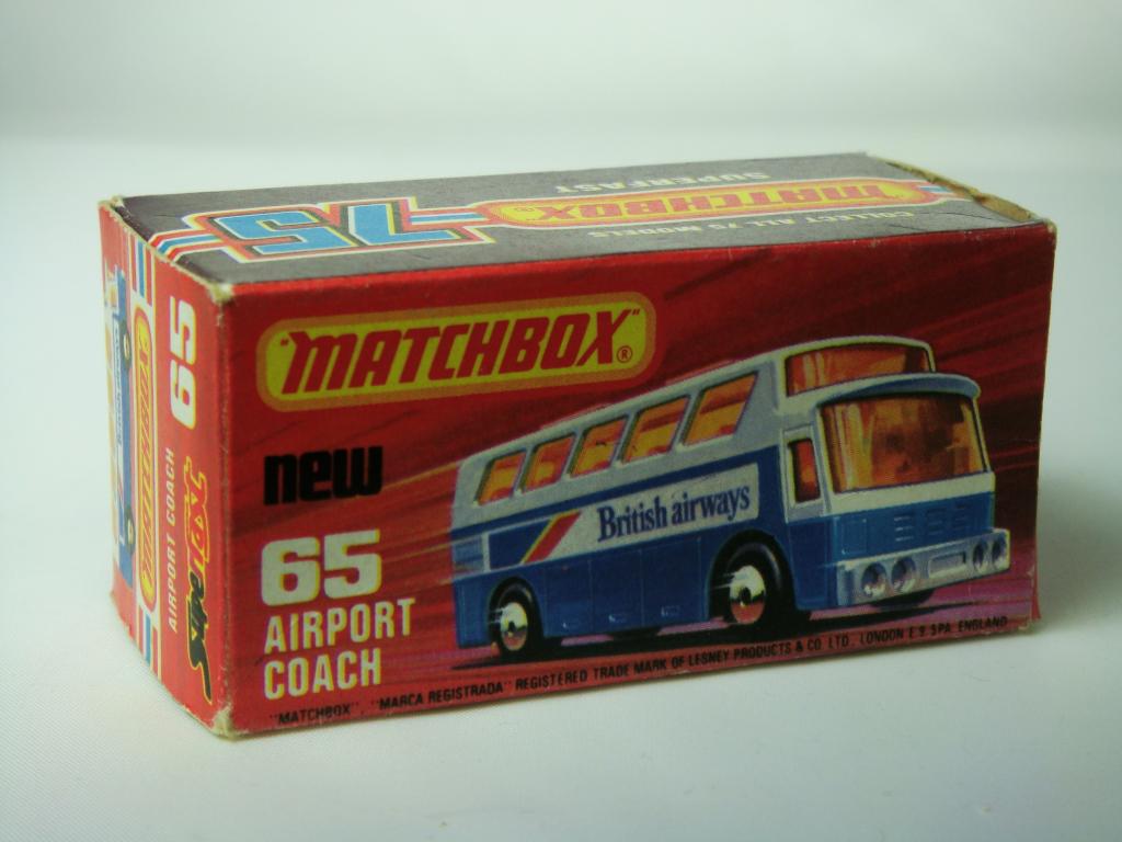 Matchbox Superfast No.65C Airport Coach – metallic 1-75 Series Superfast issues We sell and buy quality collectible toys from the 50's, 60's, 70's and 80's