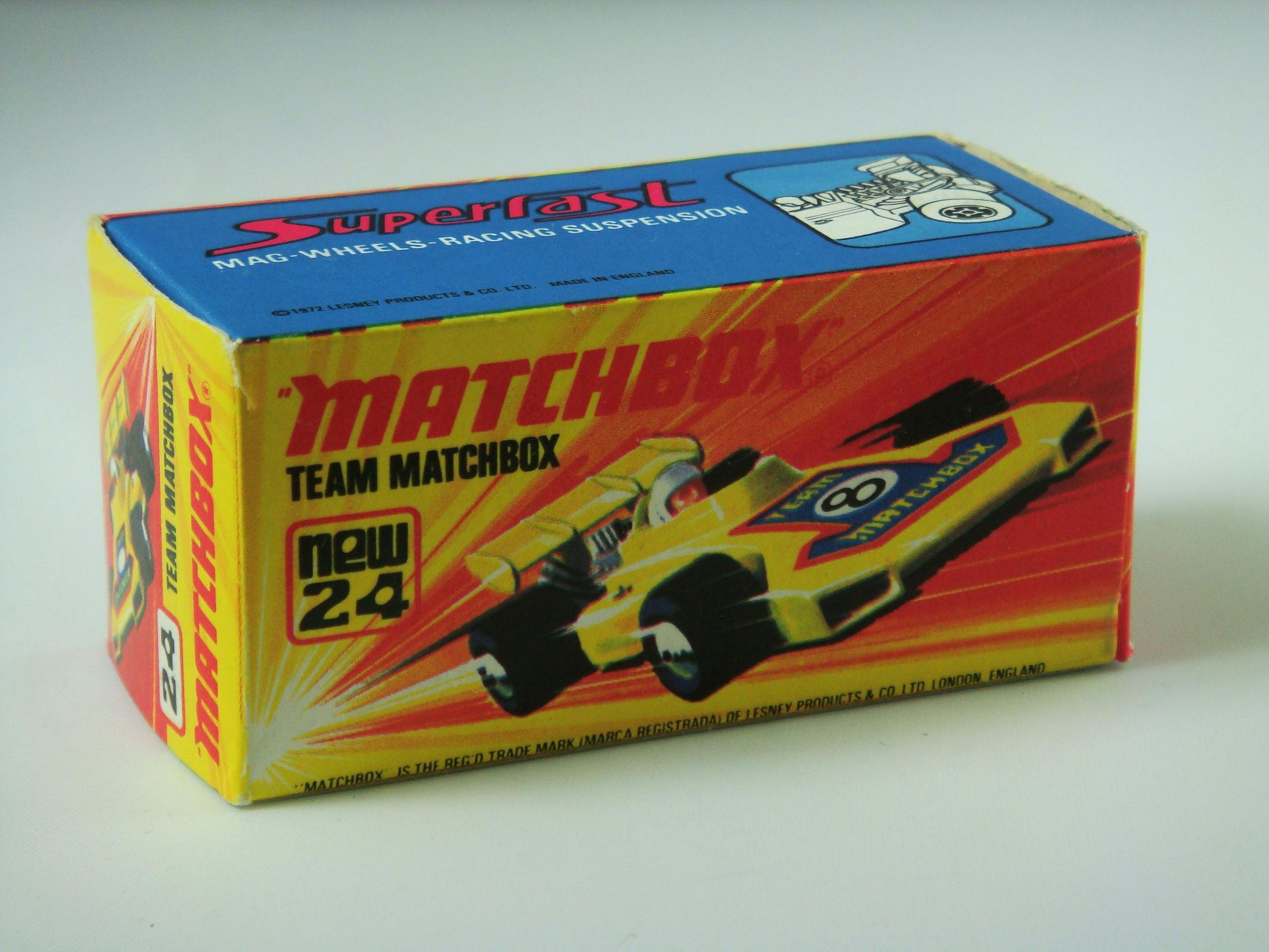 Matchbox Superfast No.24B Team Matchbox 1-75 Series Superfast issues We sell and buy quality collectible toys from the 50's, 60's, 70's and 80's