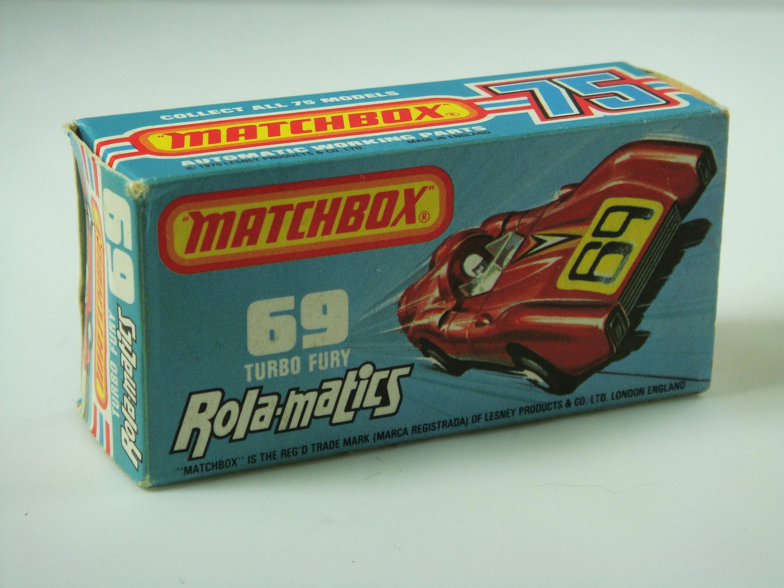 Matchbox Superfast No.69B Turbo Fury 1-75 Series Superfast issues We sell and buy quality collectible toys from the 50's, 60's, 70's and 80's