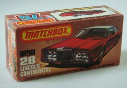 Matchbox Superfast No.28C Lincoln Continental 1-75 Series Superfast issues We sell and buy quality collectible toys from the 50's, 60's, 70's and 80's