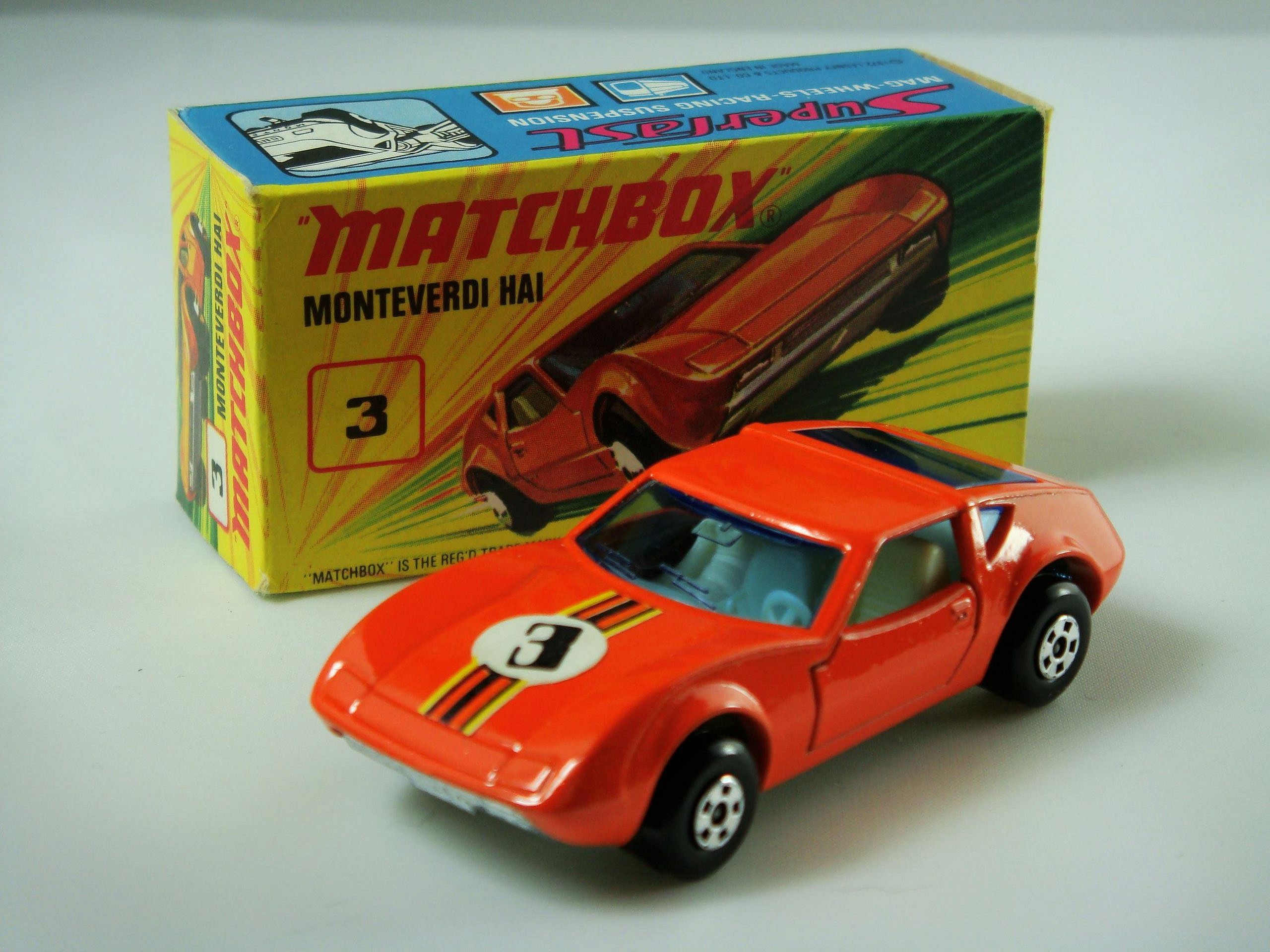 Matchbox Superfast No.3B Monteverdi Hai 1-75 Series Superfast issues We sell and buy quality collectible toys from the 50's, 60's, 70's and 80's