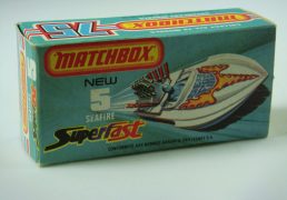 Matchbox Superfast No.5B Seafire Boat 1-75 Series Superfast issues We sell and buy quality collectible toys from the 50's, 60's, 70's and 80's