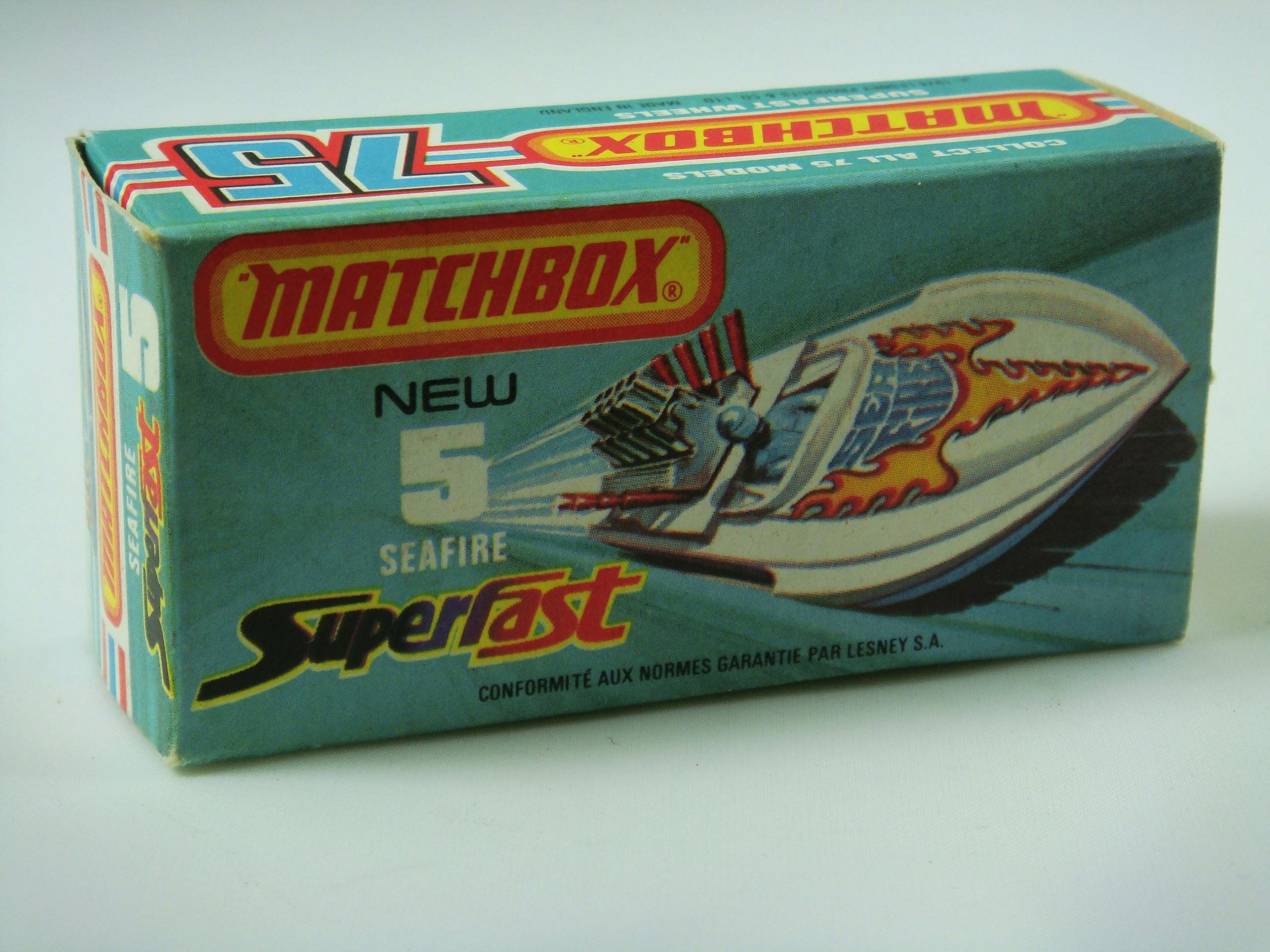 Matchbox Superfast No.5B Seafire Boat 1-75 Series Superfast issues We sell and buy quality collectible toys from the 50's, 60's, 70's and 80's