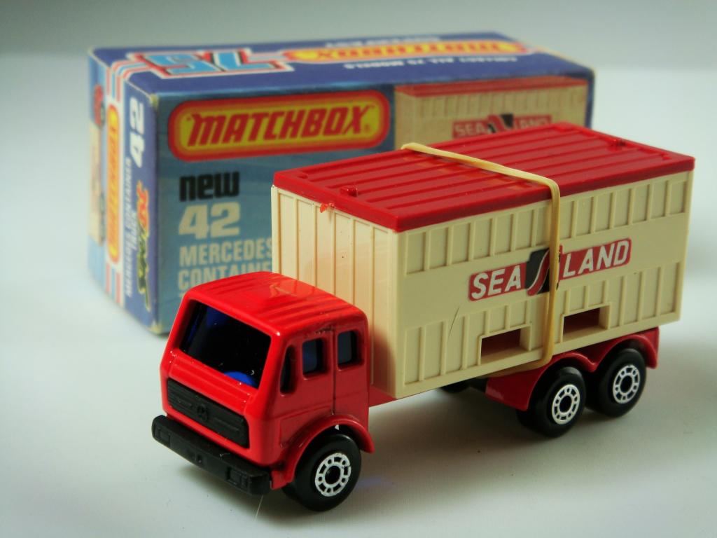 Matchbox Superfast No.42C Mercedes Container Truck 1-75 Series Superfast issues We sell and buy quality collectible toys from the 50's, 60's, 70's and 80's