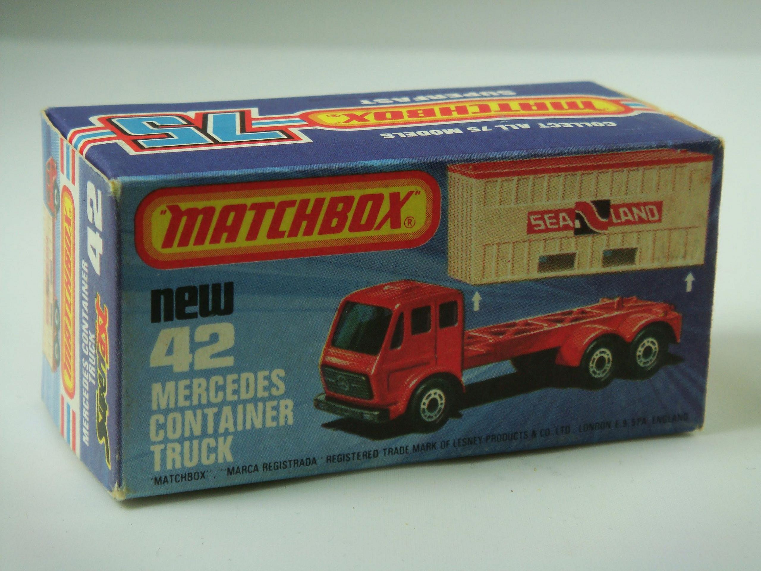 Matchbox Superfast No.42C Mercedes Container Truck 1-75 Series Superfast issues We sell and buy quality collectible toys from the 50's, 60's, 70's and 80's