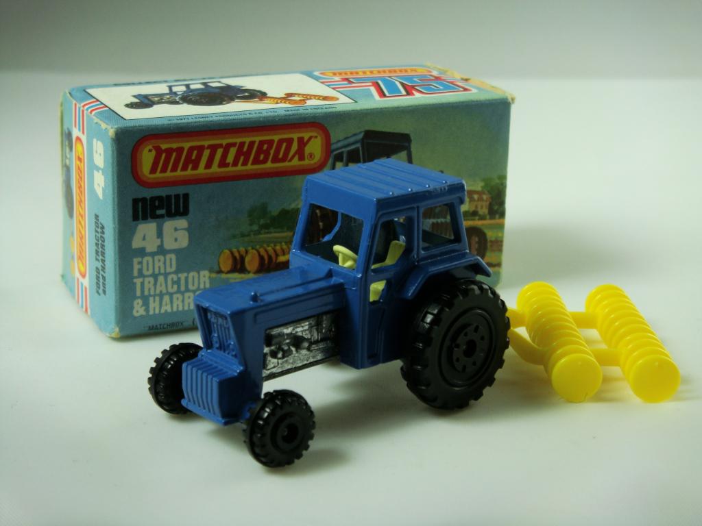 Matchbox Superfast No.46C Ford Tractor and Harrow 1-75 Series Superfast issues We sell and buy quality collectible toys from the 50's, 60's, 70's and 80's