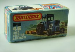 Matchbox Superfast No.46C Ford Tractor and Harrow 1-75 Series Superfast issues We sell and buy quality collectible toys from the 50's, 60's, 70's and 80's