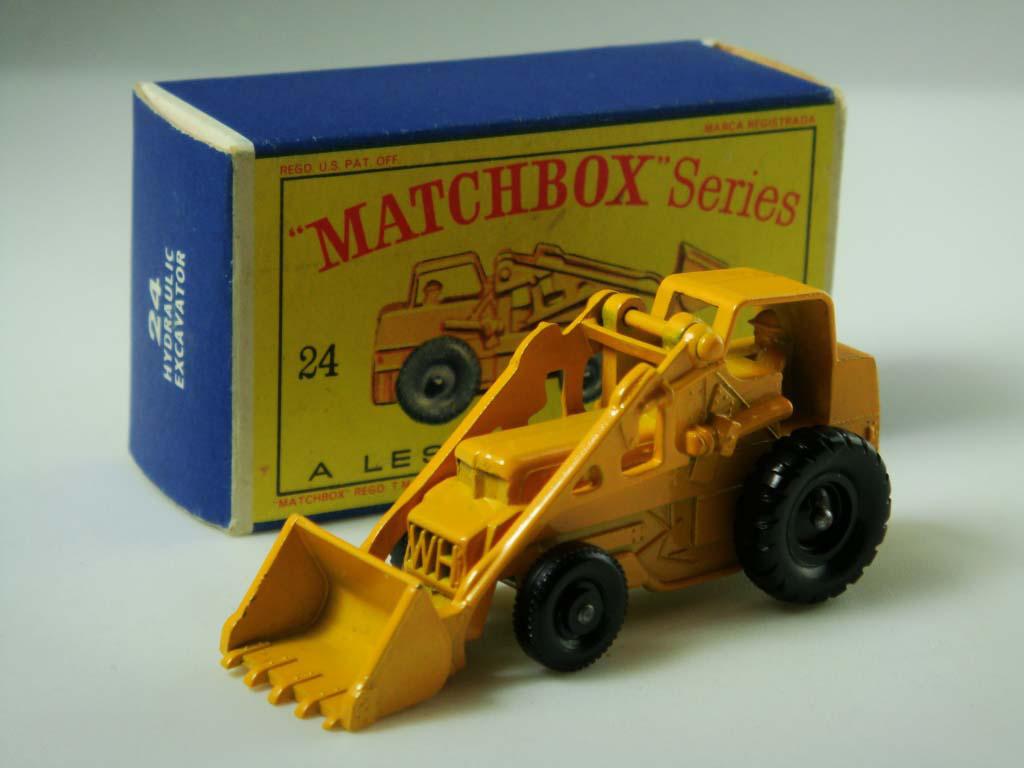 Matchbox Regular Wheels No.24  Hydraulic excuvator 1-75 Series Regular Wheels We sell and buy quality collectible toys from the 50's, 60's, 70's and 80's