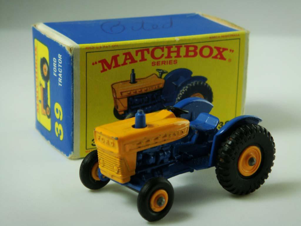 Matchbox Regular Wheels No.39c Ford Tractor 1-75 Series Regular Wheels We sell and buy quality collectible toys from the 50's, 60's, 70's and 80's