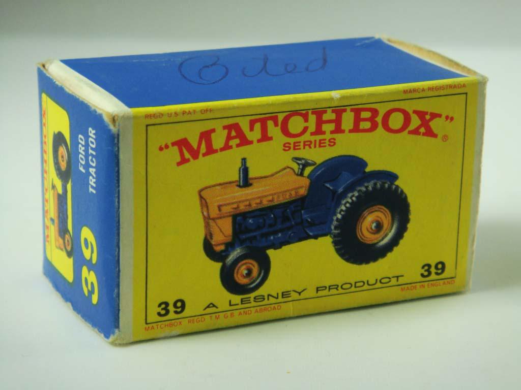 Matchbox Regular Wheels No.39c Ford Tractor 1-75 Series Regular Wheels We sell and buy quality collectible toys from the 50's, 60's, 70's and 80's