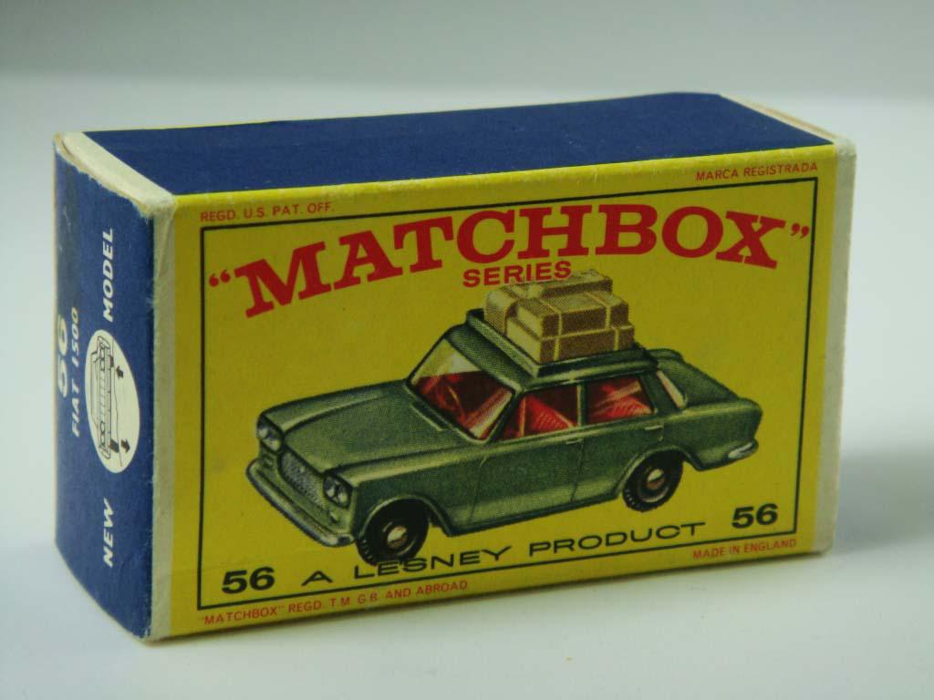 Matchbox Regular Wheels No.56B Fiat 1500 1-75 Series Regular Wheels We sell and buy quality collectible toys from the 50's, 60's, 70's and 80's