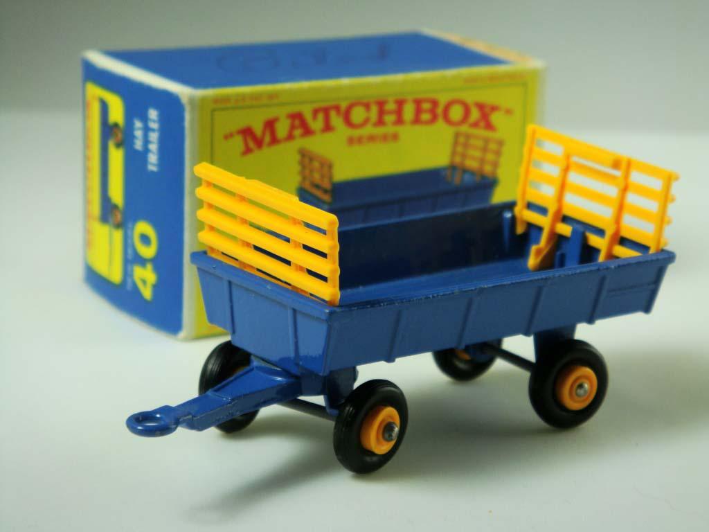 Matchbox Regular Wheels No.40 Hay Trailer 1-75 Series Regular Wheels We sell and buy quality collectible toys from the 50's, 60's, 70's and 80's