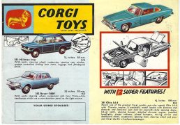 Corgi 1964 Interim Leaflet Catalogues We sell and buy quality collectible toys from the 50's, 60's, 70's and 80's