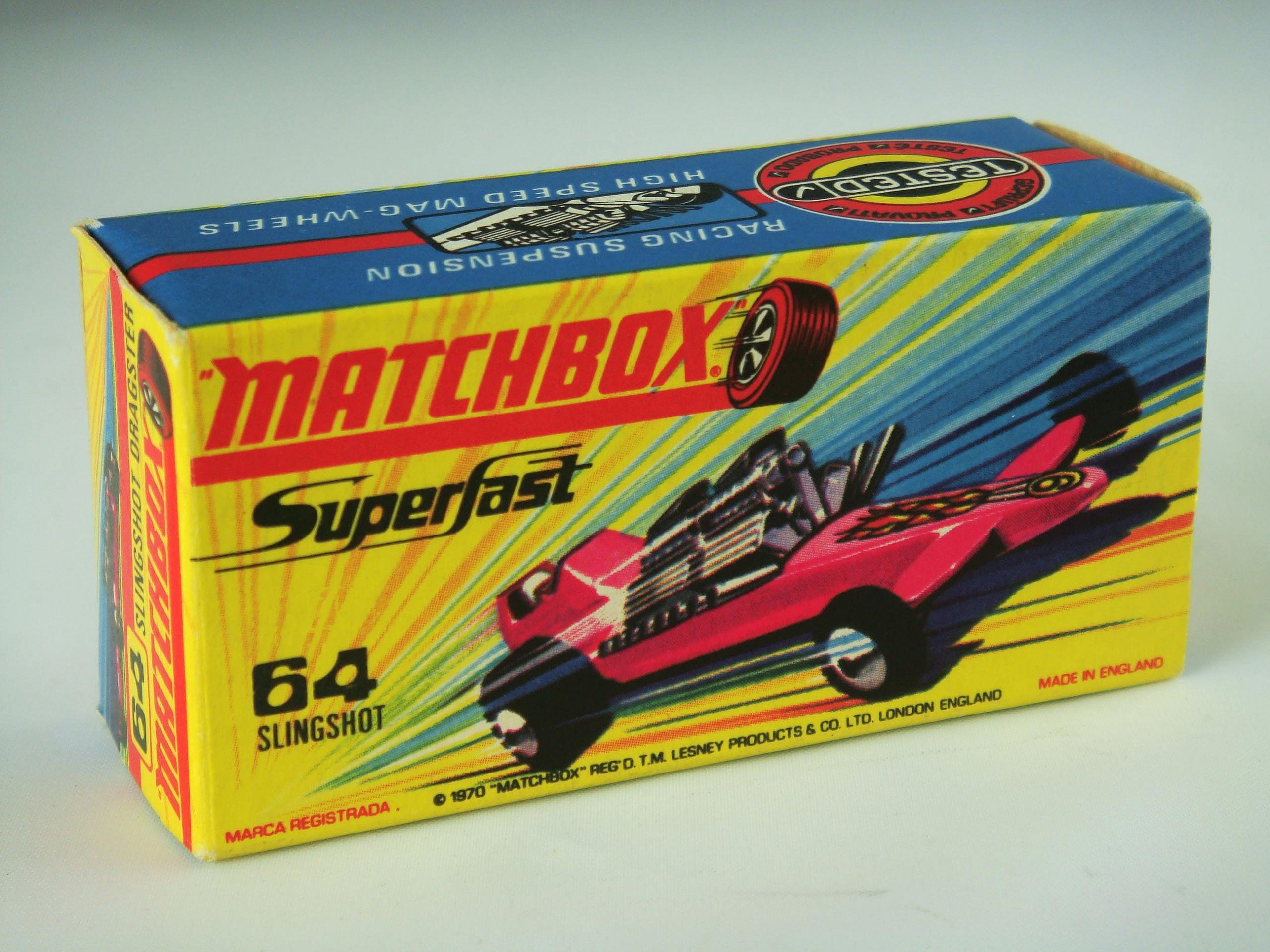 Matchbox Superfast No.64B Slingshot Dragster 1-75 Series Superfast issues We sell and buy quality collectible toys from the 50's, 60's, 70's and 80's