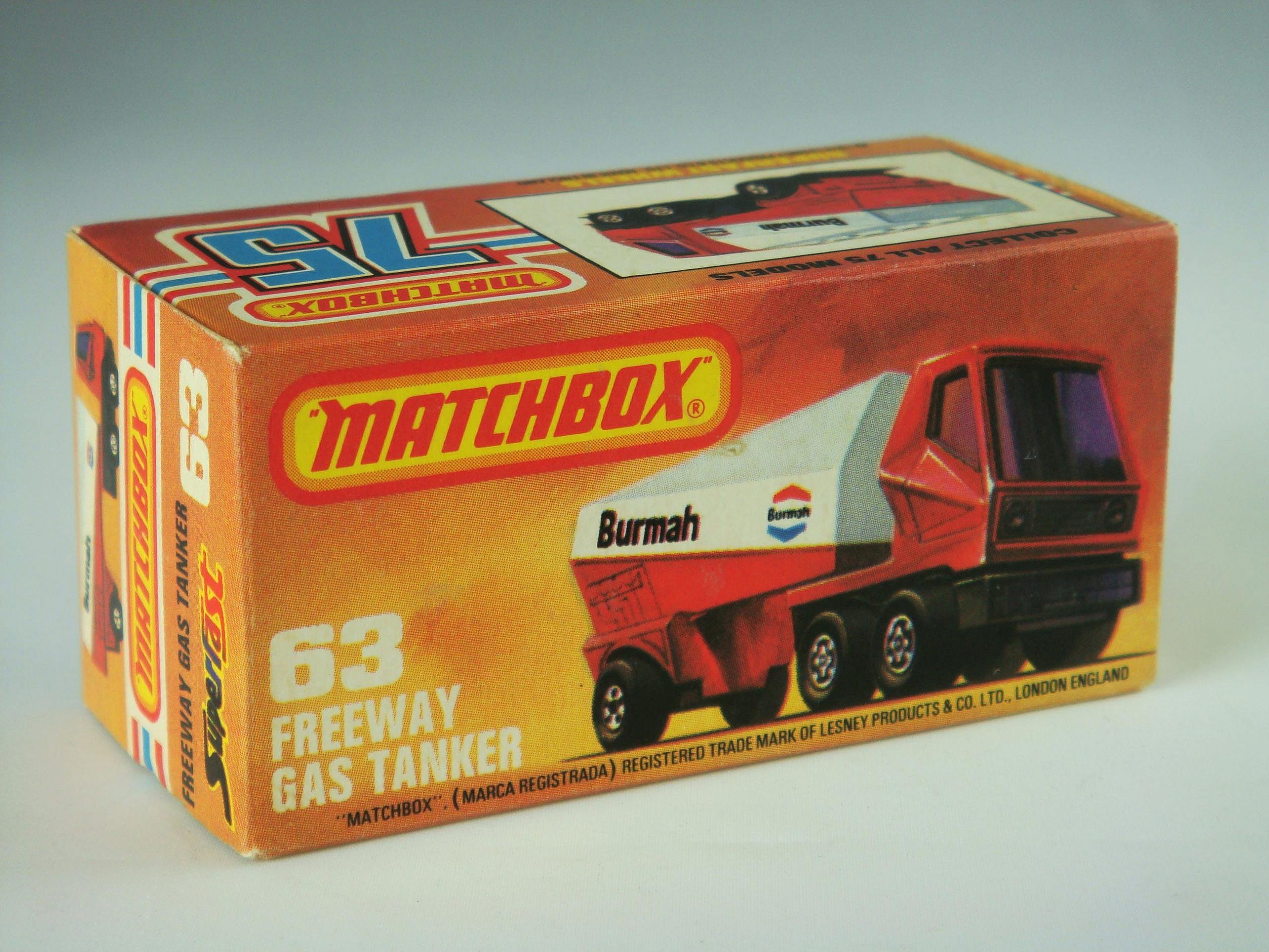 Matchbox Superfast No.63B Freeway Gas Tanker 1-75 Series Superfast issues We sell and buy quality collectible toys from the 50's, 60's, 70's and 80's