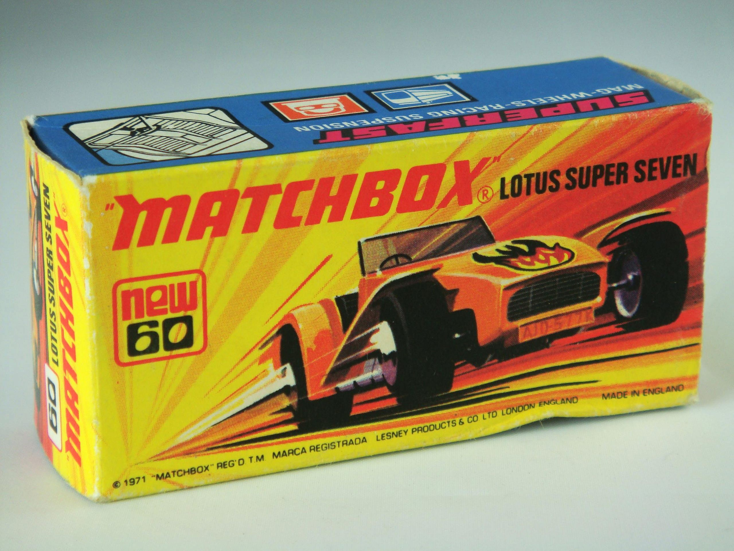 Matchbox Superfast No.60B Lotus Super 7 1-75 Series Superfast issues We sell and buy quality collectible toys from the 50's, 60's, 70's and 80's