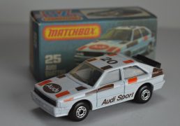 Matchbox Superfast No.25 Audi Quattro Archive We sell and buy quality collectible toys from the 50's, 60's, 70's and 80's