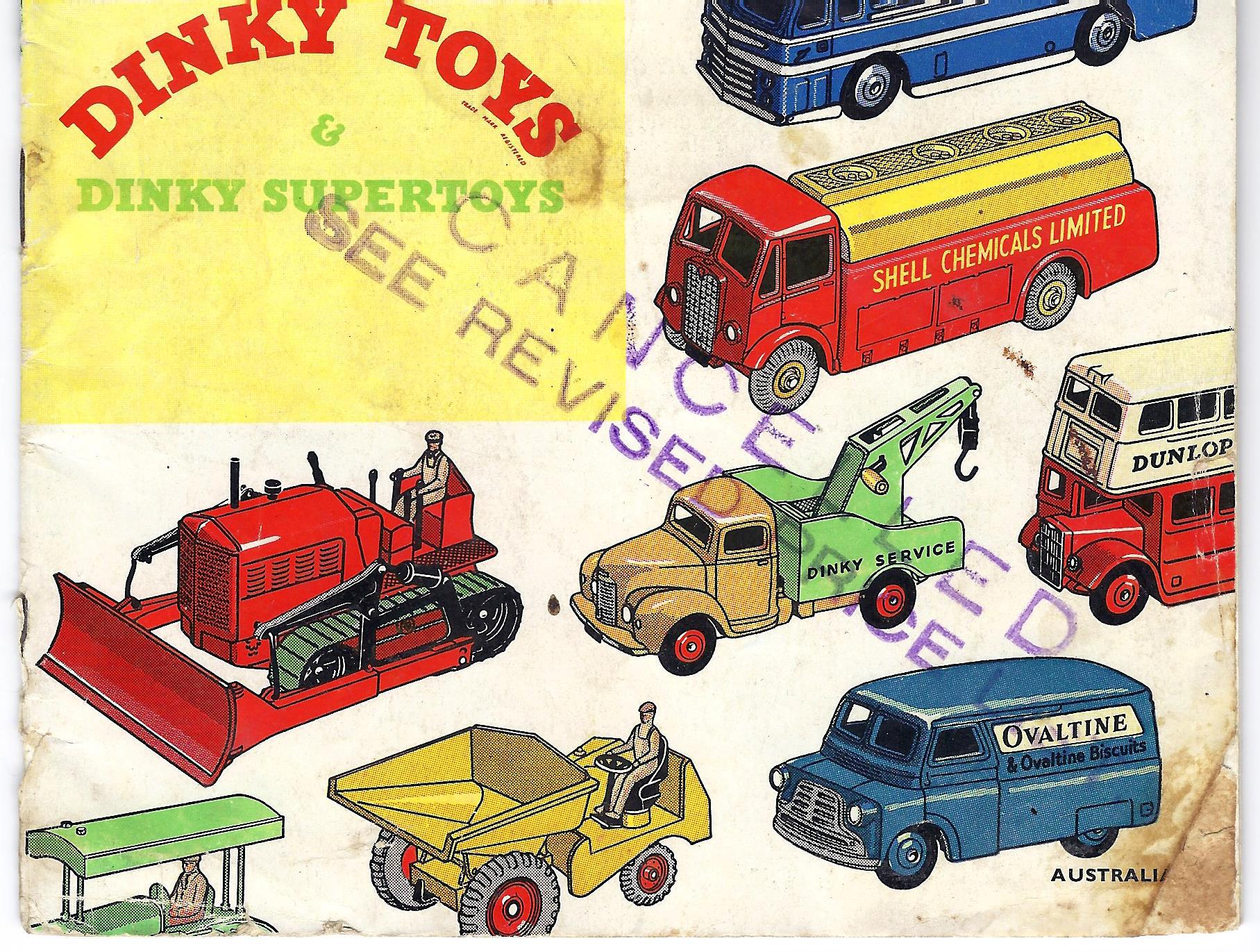 Dinky 1955 Catalogue Australian Edition 7/655/30 Catalogues We sell and buy quality collectible toys from the 50's, 60's, 70's and 80's