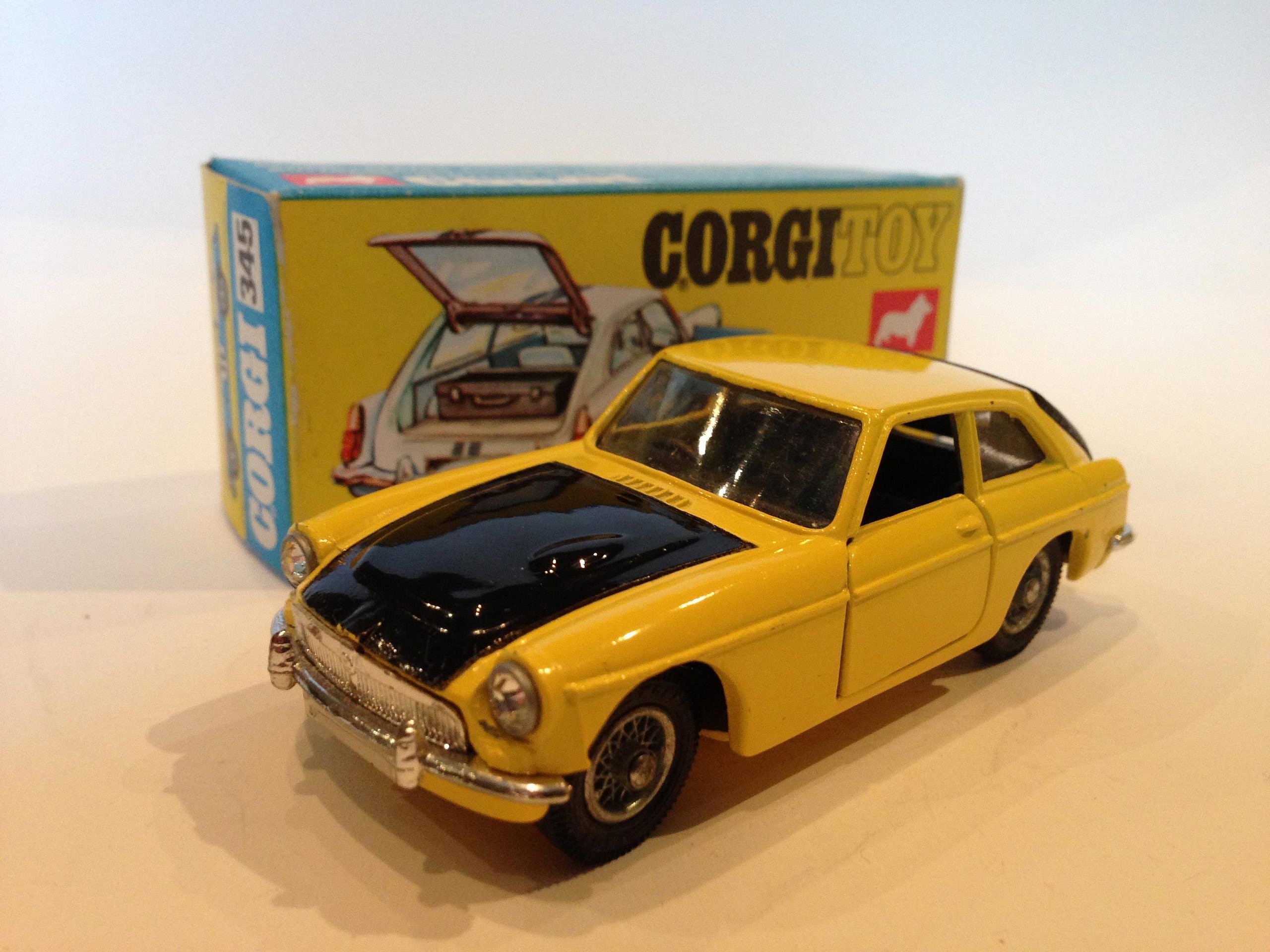 Corgi No.345 MGC GT “Competition Model” Cars We sell and buy quality collectible toys from the 50's, 60's, 70's and 80's