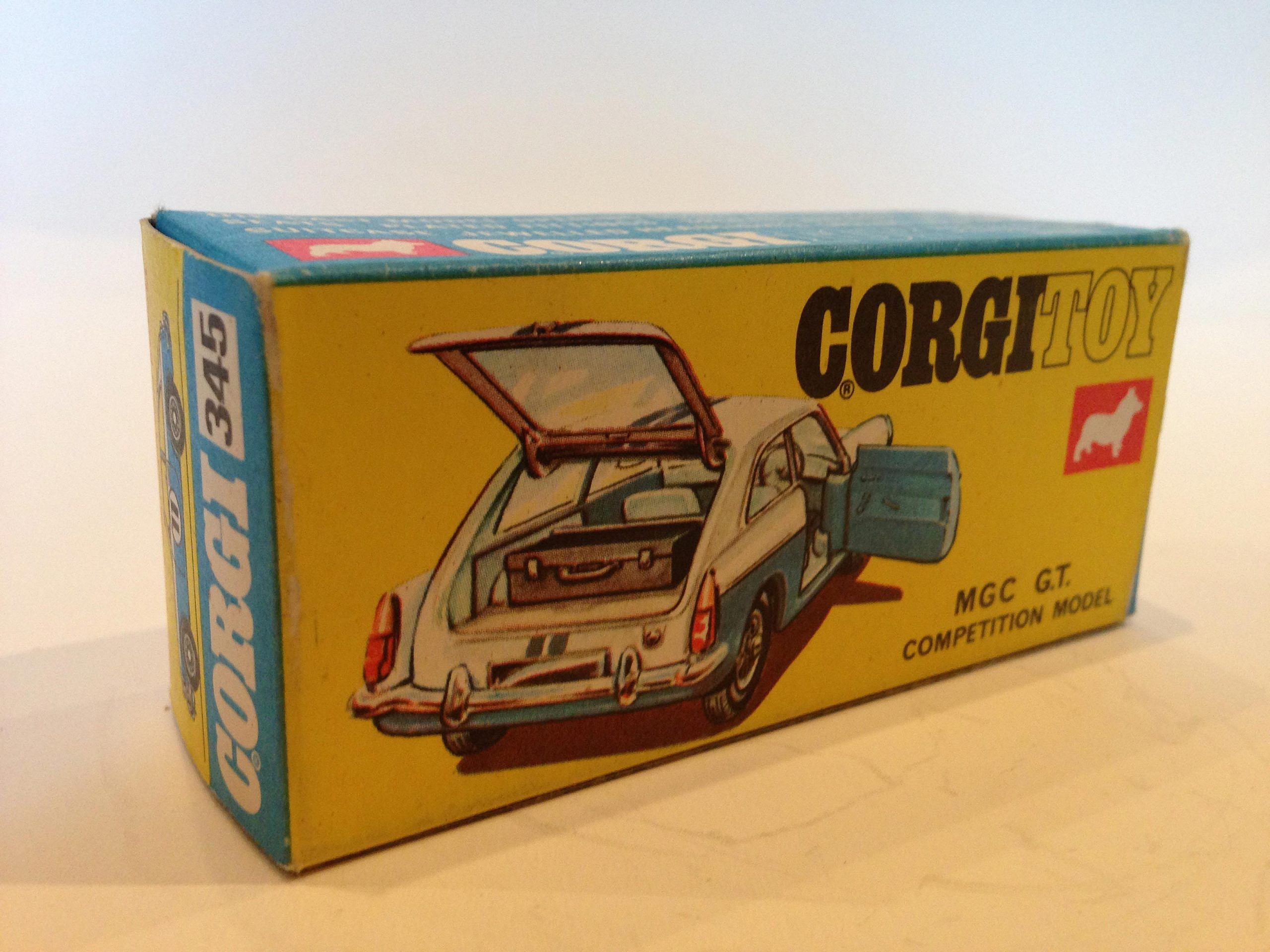 Corgi No.345 MGC GT “Competition Model” Cars We sell and buy quality collectible toys from the 50's, 60's, 70's and 80's