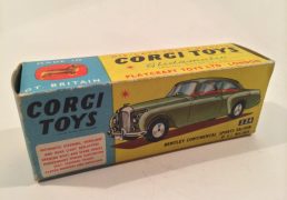 Corgi 224 Bentley Continental Sports Saloon Cars We sell and buy quality collectible toys from the 50's, 60's, 70's and 80's