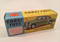 Corgi 224 Bentley Continental Sports Saloon Cars We sell and buy quality collectible toys from the 50's, 60's, 70's and 80's