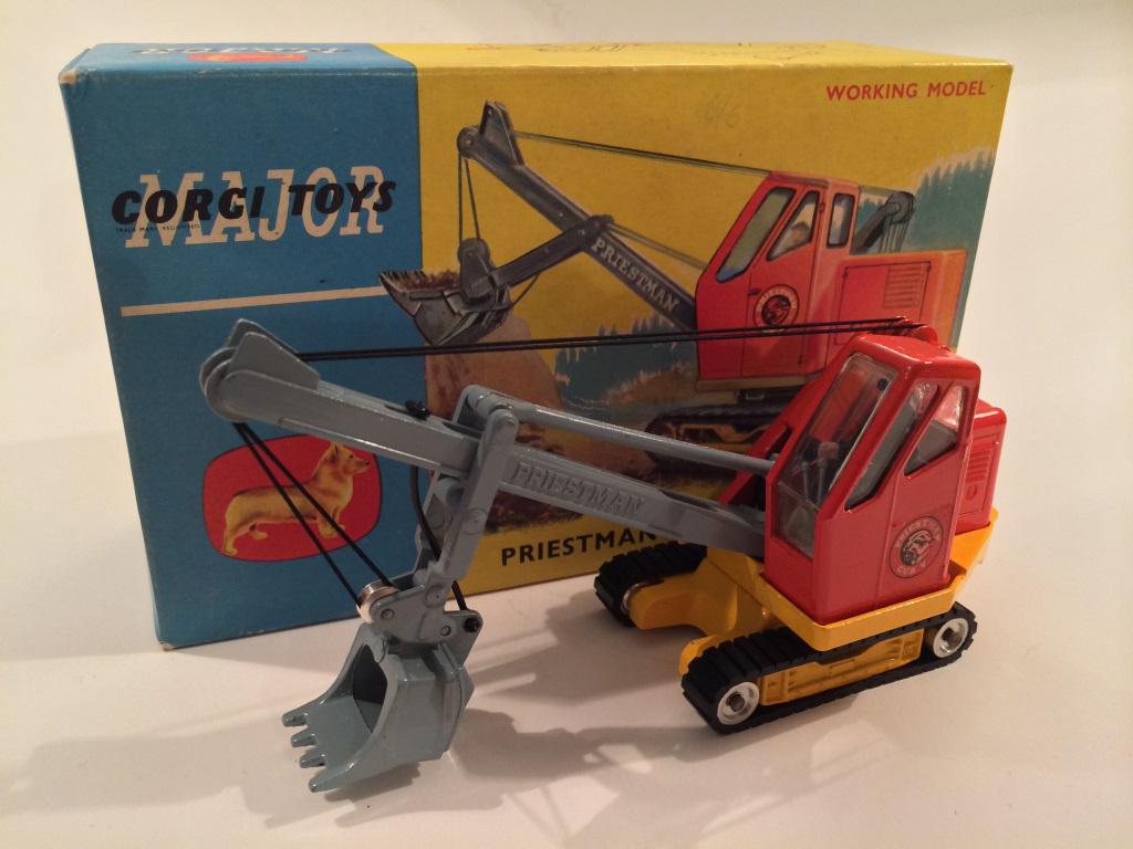 Corgi 1128 Priestman Luffing Shovel Commercial Vehicles We sell and buy quality collectible toys from the 50's, 60's, 70's and 80's