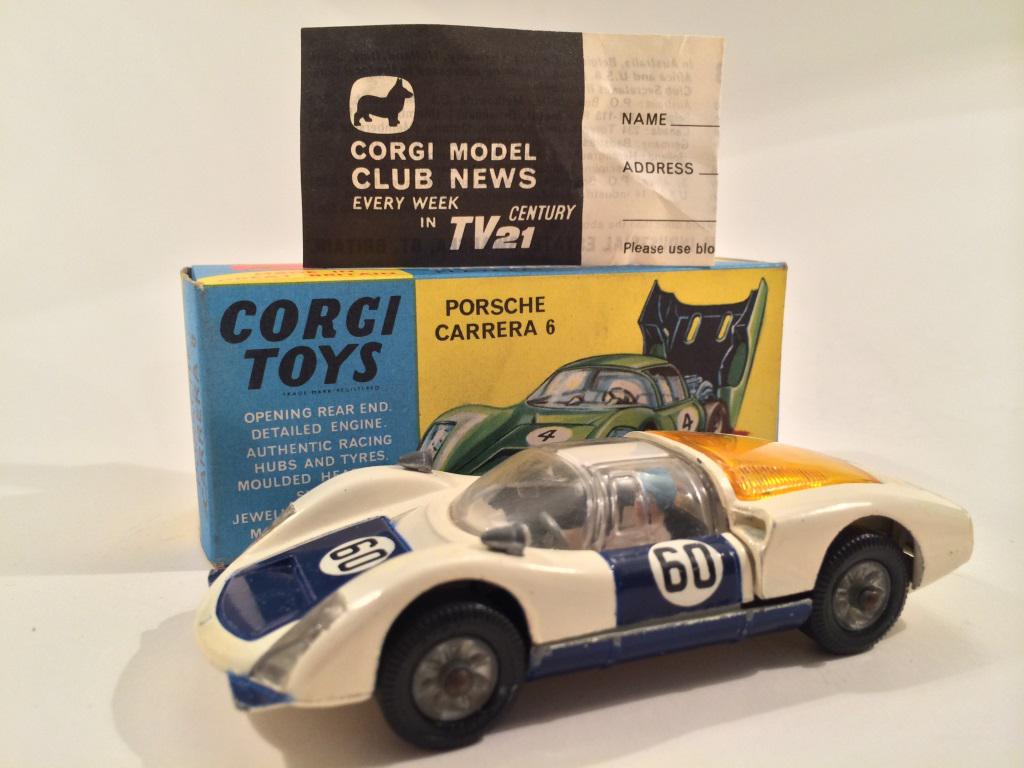 Corgi No.330 Porsche Carrera 6 Export Issue Cars We sell and buy quality collectible toys from the 50's, 60's, 70's and 80's