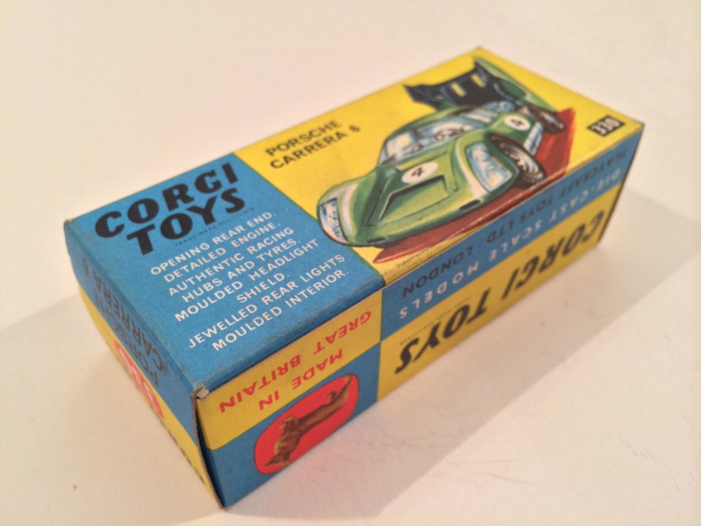 Corgi No.330 Porsche Carrera 6 Export Issue Cars We sell and buy quality collectible toys from the 50's, 60's, 70's and 80's