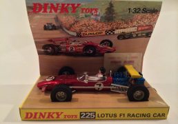 Dinky No.225 Lotus F1 Racing Car Archive We sell and buy quality collectible toys from the 50's, 60's, 70's and 80's