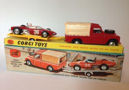 Corgi  GS-17 Landrover with Ferrari Racing Car Archive We sell and buy quality collectible toys from the 50's, 60's, 70's and 80's