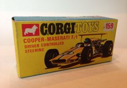 Corgi No.159 Cooper Maserati Formula 1 Racing Car Archive We sell and buy quality collectible toys from the 50's, 60's, 70's and 80's