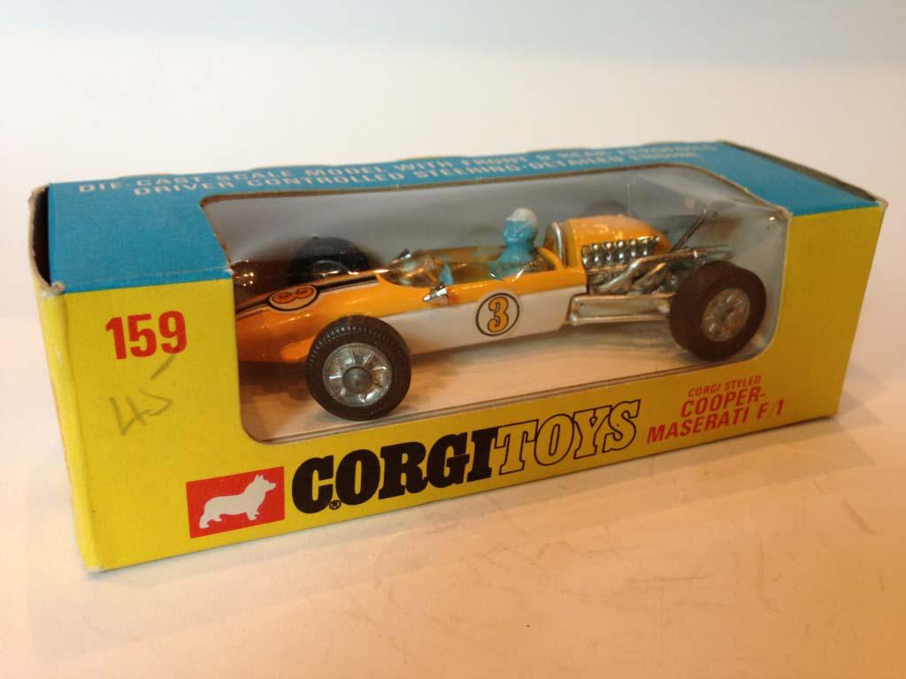 Corgi 159 Cooper Maserati Formula 1 Racing Car Cars We sell and buy quality collectible toys from the 50's, 60's, 70's and 80's