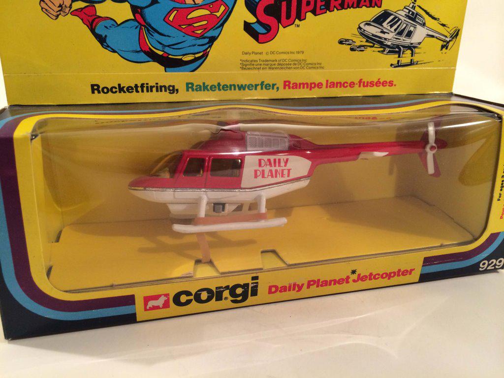 Corgi 929 Superman Daily Planet Jetcopter Aircraft We sell and buy quality collectible toys from the 50's, 60's, 70's and 80's