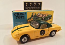 Corgi No.319 Lotus Elan Cars We sell and buy quality collectible toys from the 50's, 60's, 70's and 80's