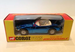 Corgi 327 Toyota 2000 GT Archive We sell and buy quality collectible toys from the 50's, 60's, 70's and 80's