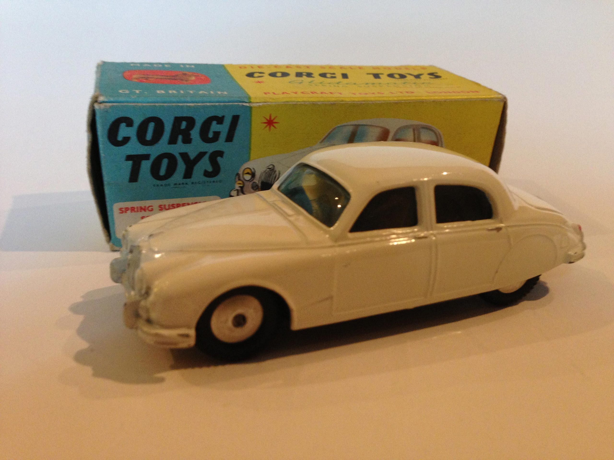 Corgi No.208 Jaguar 2.4 litre Saloon Cars We sell and buy quality collectible toys from the 50's, 60's, 70's and 80's