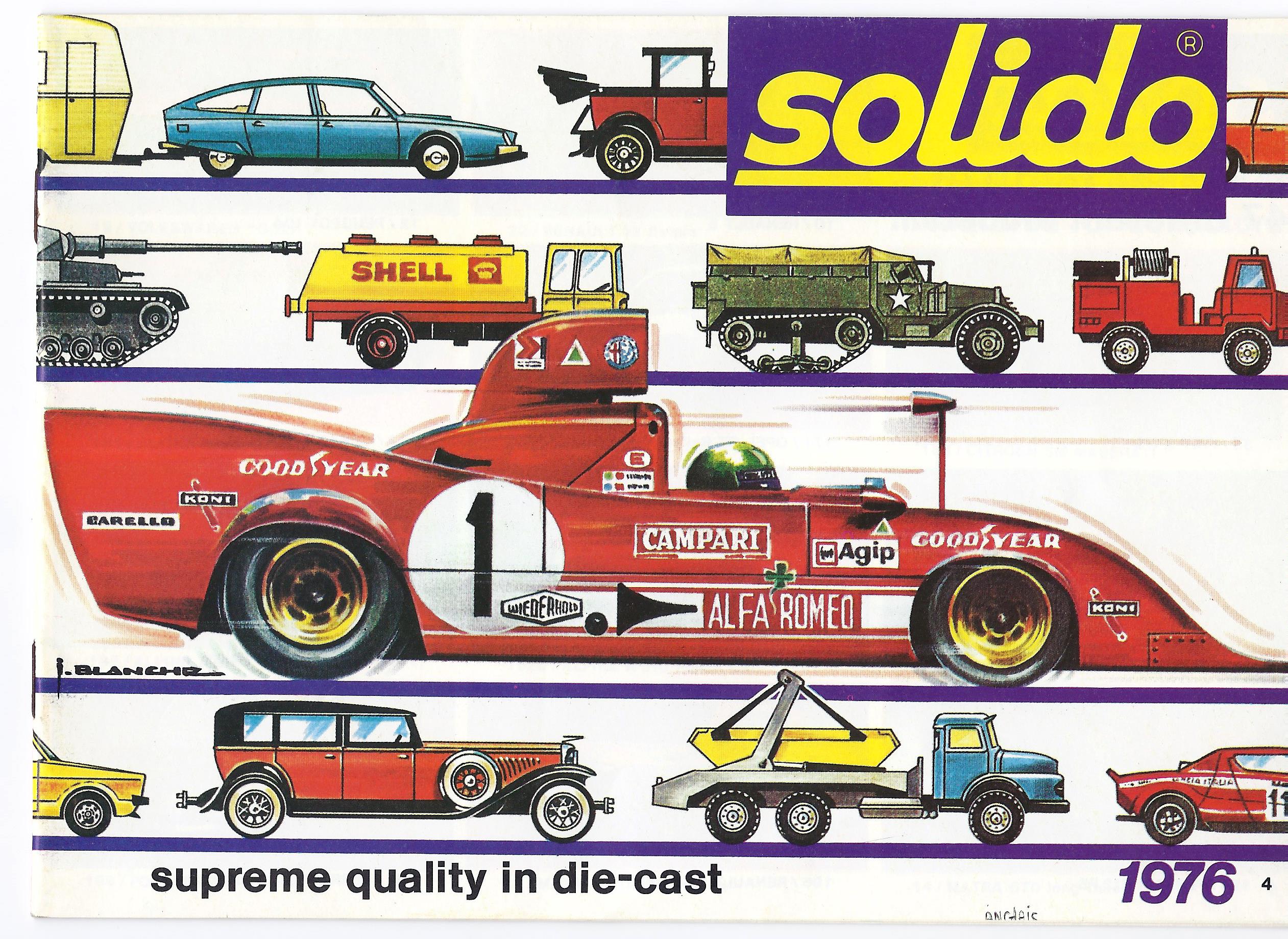 Solido 1976 Catalogue Catalogues We sell and buy quality collectible toys from the 50's, 60's, 70's and 80's