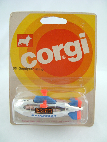 Corgi E83 Goodyear Blimp Aircraft We sell and buy quality collectible toys from the 50's, 60's, 70's and 80's