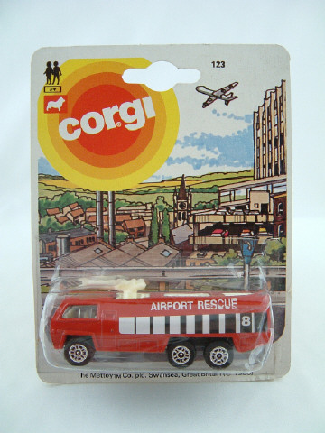 Corgi E123 Airport Rescue Commercial Vehicles We sell and buy quality collectible toys from the 50's, 60's, 70's and 80's