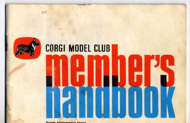 Corgi Members handbook, 10th Anniversary Issue Catalogues We sell and buy quality collectible toys from the 50's, 60's, 70's and 80's