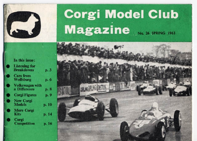 Corgi Model Club Magazine No.26 Spring 1963 Catalogues We sell and buy quality collectible toys from the 50's, 60's, 70's and 80's